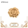 IFlex Wood Products Flowers Small Rose Flower Moulding IFW 0342