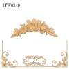 IFlex Wood Products Flower Garland Swag Decorative Applique IFW 0349
