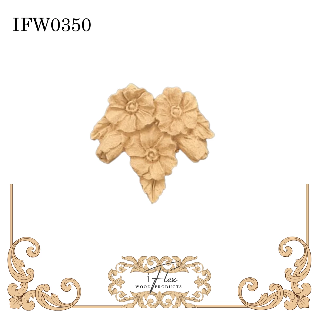 IFlex Wood Products Flower Garland Moulding IFW 0350 3 IFlex Wood Products Flower Garland Moulding IFW 0350