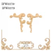 IFlex Wood Products Scrolls Pair Of Scroll Moudings IFW 0378-0379