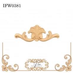 IFlex Wood Products Center Pediment Moulding IFW 0381