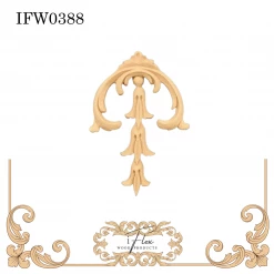 IFlex Wood Products Vertical Drops Center Moulding IFW 0388