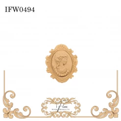 IFlex Wood Products Cameo Medallion IFW 0494