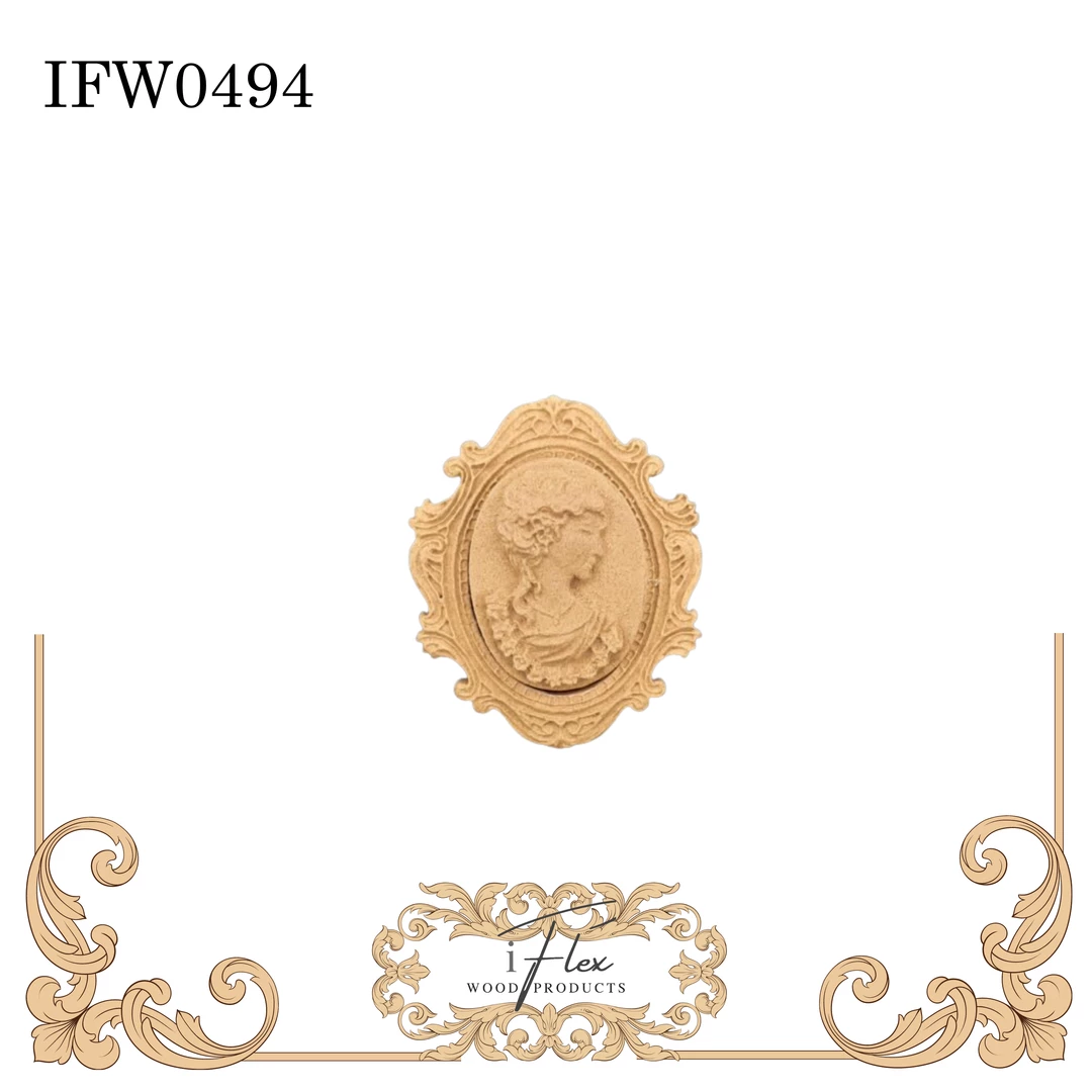 IFlex Wood Products Cameo Medallion IFW 0494 3 IFlex Wood Products Cameo Medallion IFW 0494