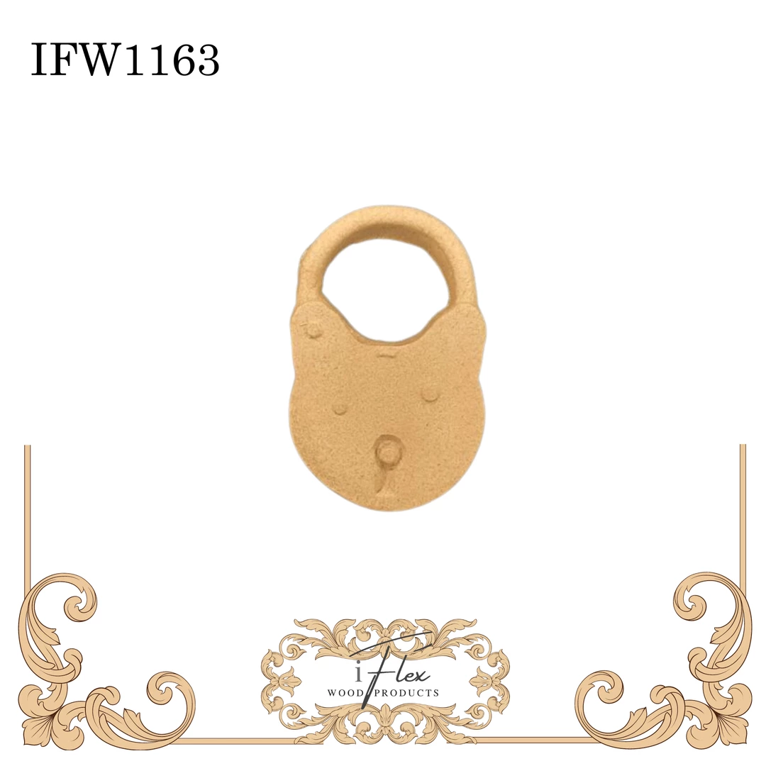IFlex Wood Products Keyholes & Escutcheons Padlock Moulding IFW 1163 3 IFlex Wood Products Keyholes & Escutcheons Padlock Moulding IFW 1163