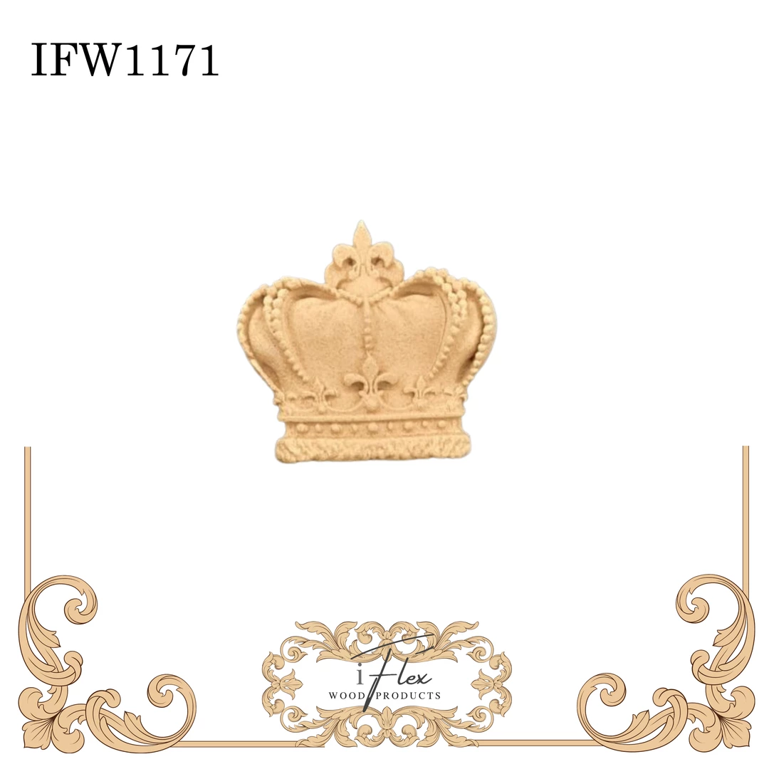 IFlex Wood Products Crowns Queens Crown Heat Bendable Wood You Bend Pliable Embellishment - IFW 1171 3 IFlex Wood Products Crowns Queens Crown Heat Bendable Wood You Bend Pliable Embellishment - IFW 1171