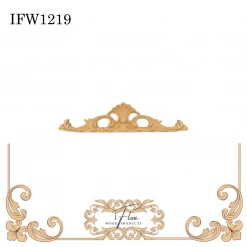 IFlex Wood Products Centerpiece Pediment Moulding IFW 1219