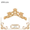 IFlex Wood Products Flower Centerpiece Pediment IFW 1235