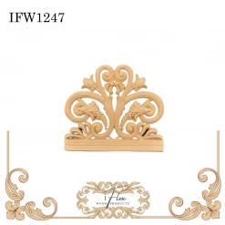 IFlex Wood Products Scroll Centerpiece Moulding IFW 1247