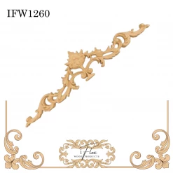 IFlex Wood Products Scroll Centerpiece Pediment IFW 1260