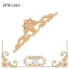 IFlex Wood Products Appliques & Cartouche Scroll Centerpiece Pediment IFW 1263