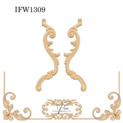 IFlex Wood Products Scroll Applique IFW 1309 Scrolls