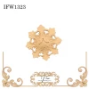 IFlex Wood Products Round Center Decorative Applique Embellishment IFW 1323