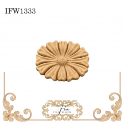 IFlex Wood Products Flower Applique IFW 1333