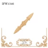 IFlex Wood Products Floral Pediment IFW 1346