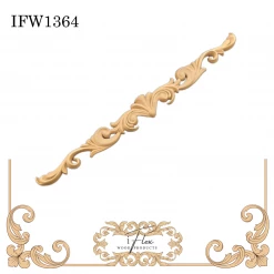 IFlex Wood Products Scroll Pediment IFW 1364