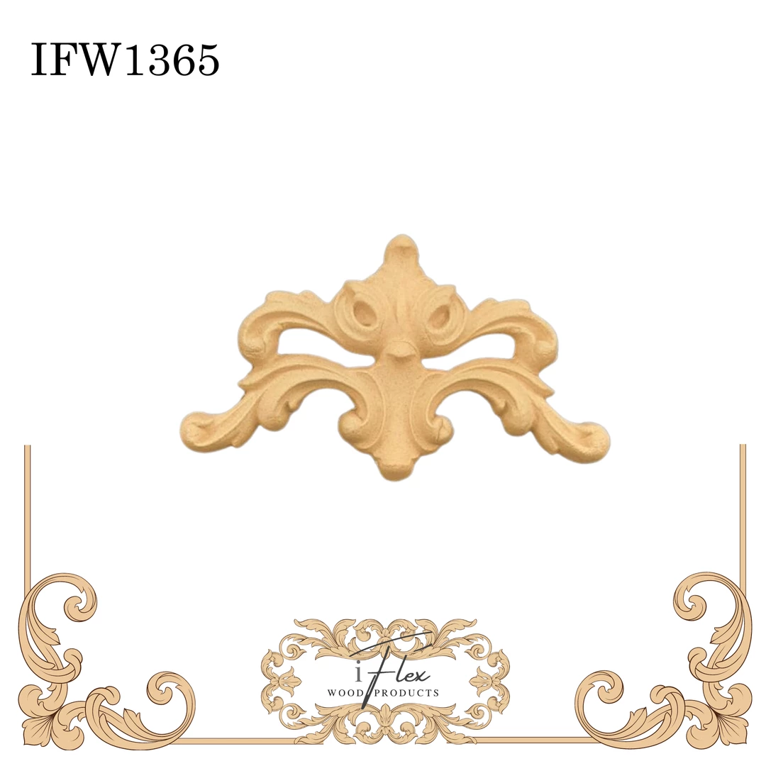 IFlex Wood Products Scroll Pediment IFW 1365 3 IFlex Wood Products Scroll Pediment IFW 1365