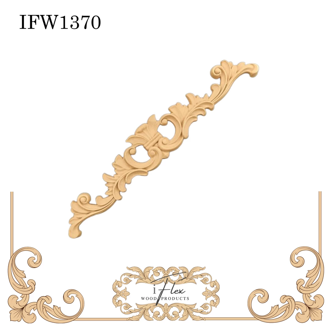 IFlex Wood Products Scroll Pediment IFW 1370 Appliques & Cartouche 3 IFlex Wood Products Scroll Pediment IFW 1370 Appliques & Cartouche
