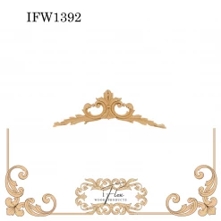 IFlex Wood Products Scroll Pediment IFW 1392