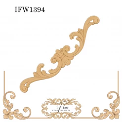 IFlex Wood Products Scroll Pediment IFW 1394