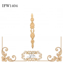 IFlex Wood Products Decorative Drop IFW 1404 Keyholes & Escutcheons