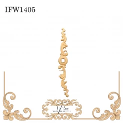 IFlex Wood Products Keyhole Lock Applique IFW 1405 Keyholes & Escutcheons