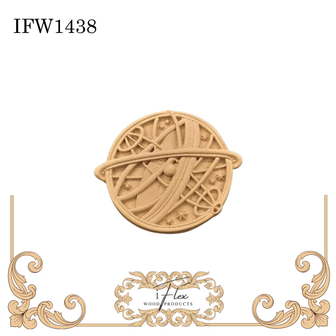 IFlex Wood Products Planet Applique IFW 1438 3 IFlex Wood Products Planet Applique IFW 1438
