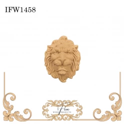 IFlex Wood Products Lion Applique IFW 1458 Animals