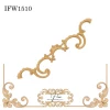 IFlex Wood Products Ornate Wall Panel Designs Swirl Pediment Applique IFW 1510