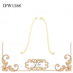 IFlex Wood Products Decorative Drop Pair IFW 1586 Scrolls