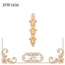 IFlex Wood Products Vertical Drops Decorative Drop Applique IFW 1636