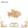 IFlex Wood Products Steampunk Fish Heat Bendable Pliable Wood Embellishment - IFW 2016