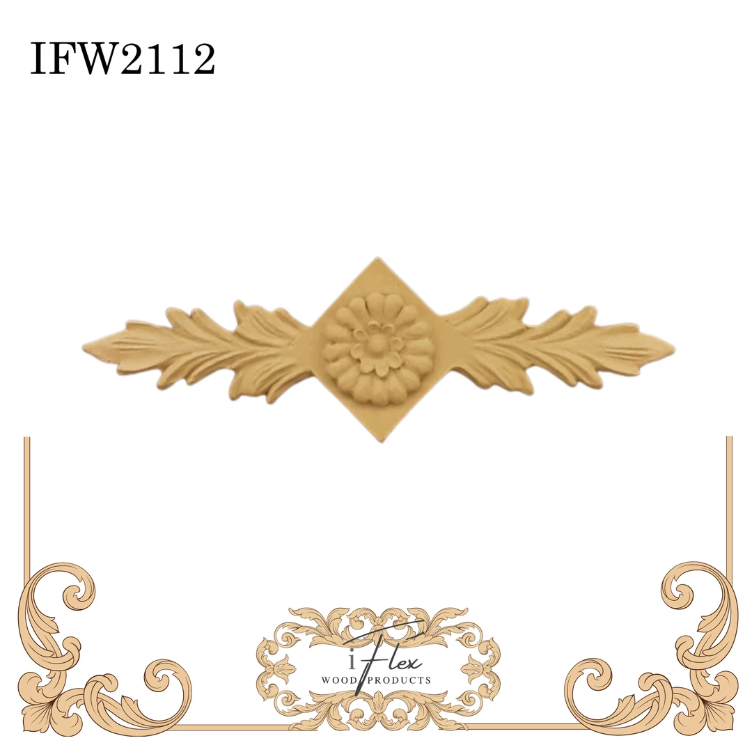 IFlex Wood Products Floral Pediment IFW 2112 3 IFlex Wood Products Floral Pediment IFW 2112