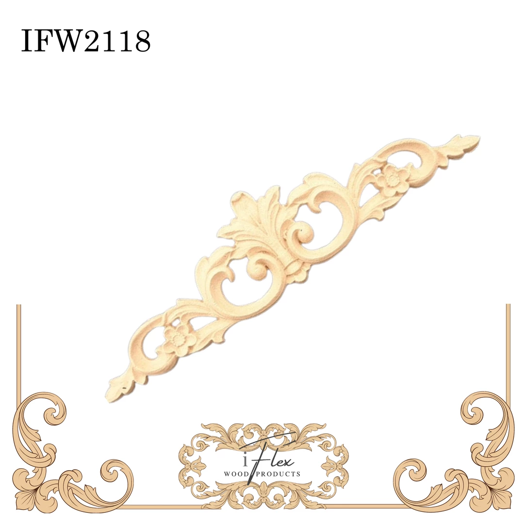 IFlex Wood Products IFW 2118 Appliques & Cartouche 3 IFlex Wood Products IFW 2118 Appliques & Cartouche
