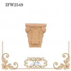 IFlex Wood Products Petite Corinthian Capital - IFW 2549