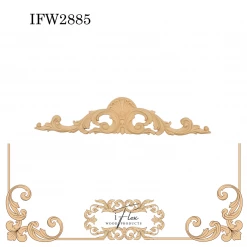 IFlex Wood Products Appliques & Cartouche IFW 2885