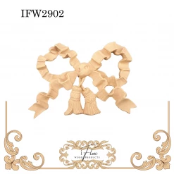 IFlex Wood Products Bows And Baskets Ruffled Bow - IFW 2902