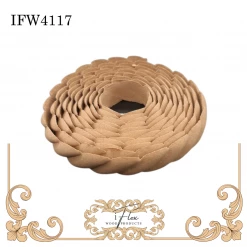 IFlex Wood Products Trims Half Round Rope Trim - IFW 4117