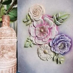 Prima Re-Design In Bloom Silicone Mold Redesign With Prima Decor Mould Decor Moulds