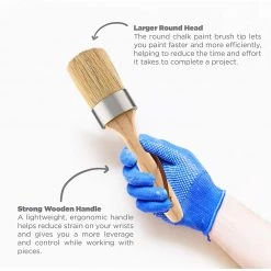 All Paint Products Brushes & Applicators Natural Bristle Wax Brush Set - 10 Pieces