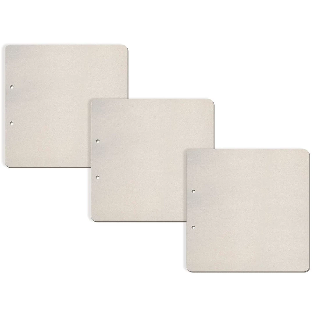 Ciao Bella Square Shaped 3 Piece Set Scrapbooking Album Binding Pages 3 Ciao Bella Square Shaped 3 Piece Set Scrapbooking Album Binding Pages