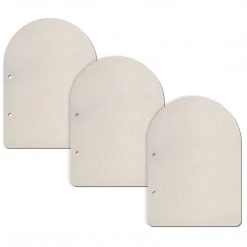 Ciao Bella Arched Window Shaped 3 Piece Set Scrapbooking Album Binding Pages