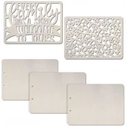 Ciao Bella Every Family Has A Story 5 Piece Scrapbooking Album Binding Art Pages