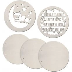 Ciao Bella Twinkle Twinkle Little Star 5 Piece Scrapbooking Album Binding Art Pages Newly Added Products!