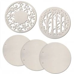 Ciao Bella Wood 5 Piece Scrapbooking Album Binding Art Pages