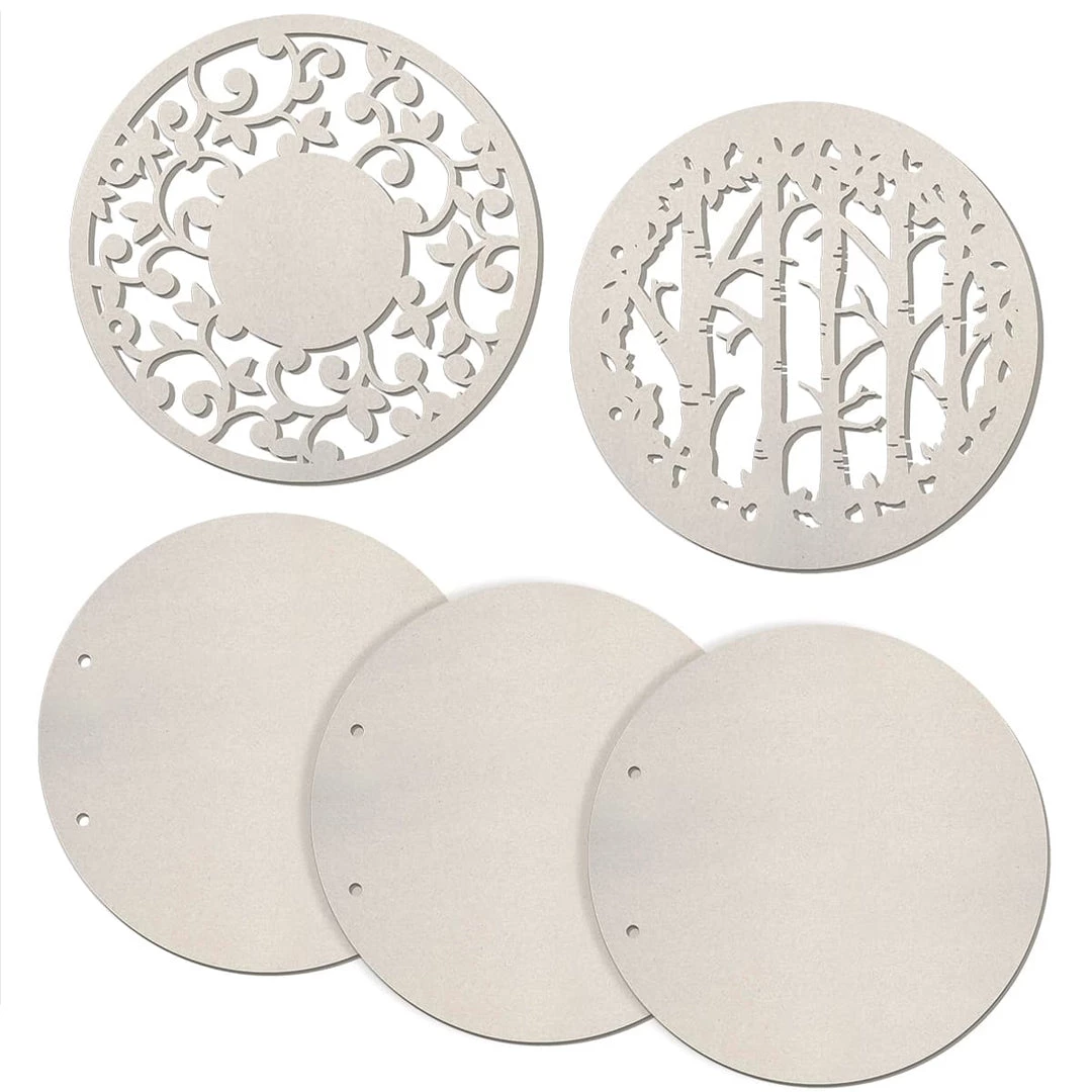 Ciao Bella Wood 5 Piece Scrapbooking Album Binding Art Pages 3 Ciao Bella Wood 5 Piece Scrapbooking Album Binding Art Pages