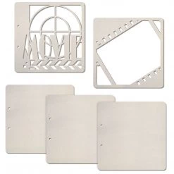 Ciao Bella Movie 5 Piece Scrapbooking Album Binding Art Pages