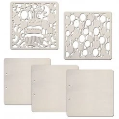 Ciao Bella Let's Party 5 Piece Scrapbooking Album Binding Art Pages