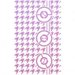 Pied De Poule - Texture Stencil 5x8 By Ciao Bella Stencil Art 5x8 Stencils