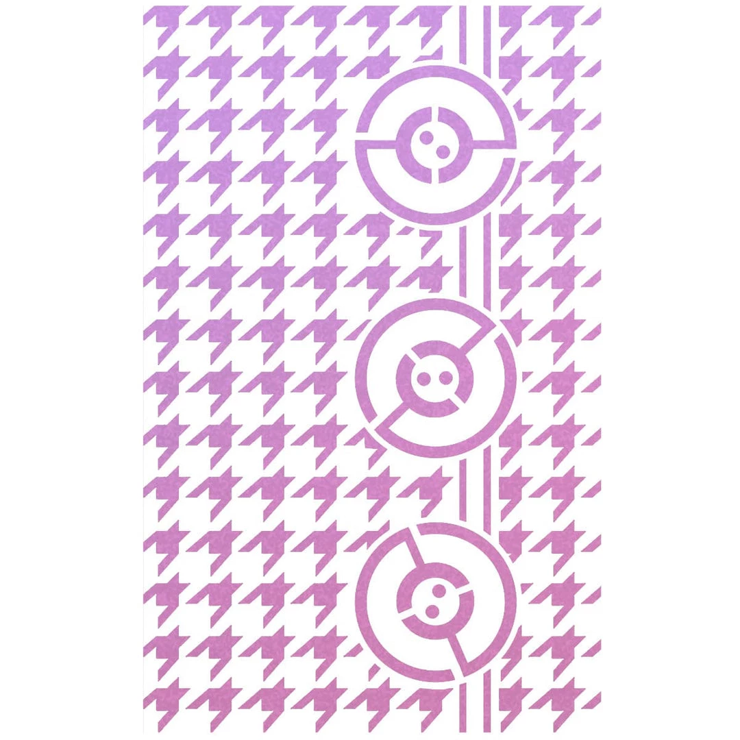 Pied De Poule - Texture Stencil 5x8 By Ciao Bella Stencil Art 5x8 Stencils 4 Pied De Poule - Texture Stencil 5x8 By Ciao Bella Stencil Art 5x8 Stencils